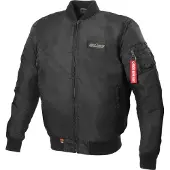BSE Kingman Moto Veste Textile Noir 48 hommes