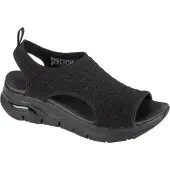 SKECHERS Arch Fit - Darling Days Sandalen Plat - Zwart - Maat 41
