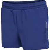 Hummel Pantalon de sport 'Move' bleu foncé / gris argenté / blanc