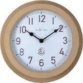 Nextime - 4301BR - Horloge Murale - 22cm - marron - Poppy