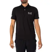 EA7 T-Shirt noir / blanc