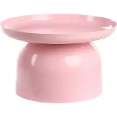 Beliani Table Basse Torrens Métal Rose Pastel