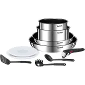 Tefal Batterie De Cuisine - Poêle 26 Cm Casserole 18 + Accessoires