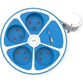 Roline Multiprise 4 prises avec interrupteur, ronde, version UTE, + Fa