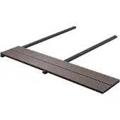 vidaXL Lames de terrasse , 60 pièces, brun foncé, WPC