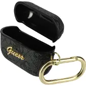 GUESS AirPods Pro étui rigide de protection avec logo - Noir