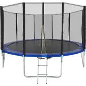 TecTake Trampoline Garfunky Ø 427 cm, GS avec filet de sécurité