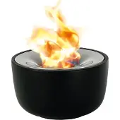 Blomus Foyer à gel Fuoco, lumière de jardin, céramique résistante au gel, extincteur inclus, 18 cm, 65078