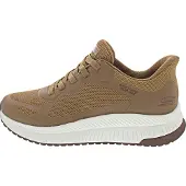 SKECHERS pour homme. 118423 Trainers Bobs Squad 4 brown (46), Marron, Plat, Lacets, Casuel