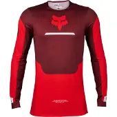 Fox Racing Mx Flexair Optical Long Sleeve Jersey Rouge L Homme