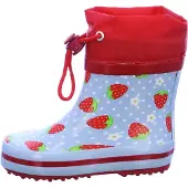 Beck Bottes en caoutchouc bleu clair / vert clair / rouge / blanc
