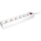 Equip 245552 power extension 1.5 m 6 prise(s) AC Indoor White
