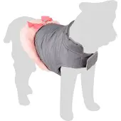 Flamingo Manteau Valentina, couleur gris/rose, dimensions : 20 cm