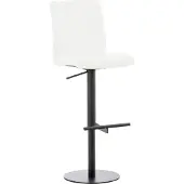 CLP Tabouret de bar Cadiz similicuir noir
