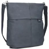 Zwei Sac bandoulière 'Mademoiselle' bleu foncé
