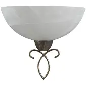 LINDBY Applique Murale , Mohija, dimmable, Noir, Salon / séjour, Verre, Ancien