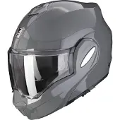 Scorpion EXO-Tech Evo Solid, casque modulaire ,Gris ,XL