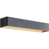 Arcchio Applique Murale , Karam, dimmable, Noir, Salon / séjour, Aluminium, Moderne