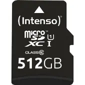 Intenso microSD Karte UHS-I Premium 512 Go Classe 10