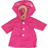Bigjigs Imperméable rose (pour poupée de 34 cm)