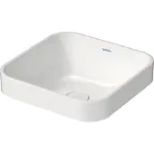 Duravit Vasque à poser 40 x 40 cm Happy D.2 Plus blanc 2359400000 (400 mm, 400 mm)