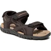 Geox Uomo Strada Sandals Marron EU 44 Homme