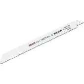 Kreator Lames de scie sabre bi-metal pour bois et metaux 2 lames 225 mm 10 / 14 tpi (2,5 / 1,8 mm)