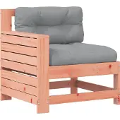 vidaXL Canapé de jardin avec accoudoirs et coussins en bois massif de douglas