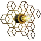 LUCANDE - AlexaruApplique Murale Black