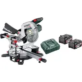 Metabo KGS 18 LTX BL 254 AkkuKapps?ge (18V 2x5.2Ah Li-Power ASC 55) 614254650