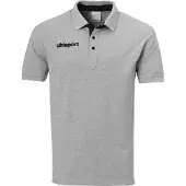 Uhlsport Football Essential Prime Polo Shirt Enfants Polo gris noir Gr 140
