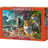 Castorland Puzzle 3000 pièces Sanctuaire des tigres 300600