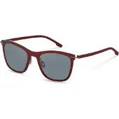 Rodenstock Lunettes de Soleil - - R3349 - Rouge / Gris - 54/20/140 - Papillon