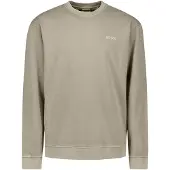 No-excess Relaxed Fit Sweat-shirt Col rondtaupe, Unicolore