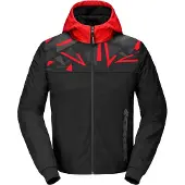 Spidi Sweat à capuche Evo Sport Motorrad, schwarz/rot, M