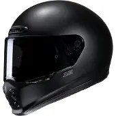 HJC V10 Mat Noir Semi Mat Noir Casque Intégral Taille XL
