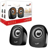Genius Computer Technology Enceintes 2.0 Sp Q160 Usb 6 Watts Noir Gris