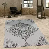 Paco Home Tapis d'intérieur et d'extérieur Balcon Terrasse Motifs orientaux vintage Ornements Dimensions 60 x 100 cm