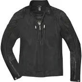 Merlin Veste en cuir de moto Stockton, noir, S