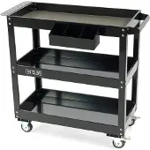 HBM Deluxe Chariot d'outils mobile universel 3 niveaux