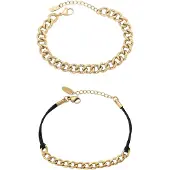 Faina Bracelet or / noir