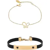 Faina Bracelet or / noir