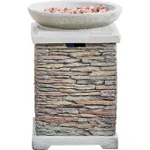 Teamson Home Braséro De Jardin Avec Gaz Chauffage, , Brun