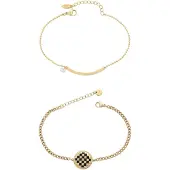 Faina Bracelet or / noir