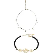 Faina Bracelet or / noir