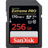 SanDisk Extreme Pro SDXC 256GB UHS-I C10 U3 V30