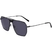 Karl Lagerfeld KL350S N Lunettes de soleil pour homme, noir brillant, 58/13/140