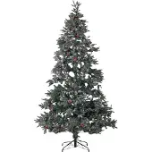Beliani Arbre de Noël artificiel enneigé 240 cm vert Denali Lumarko !
