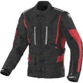 Berik Spencer Black Red Waterproof Textile Motorcycle Jacket Taille 50