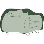 EDM Chair Covers 130x90x70 Cm Vert